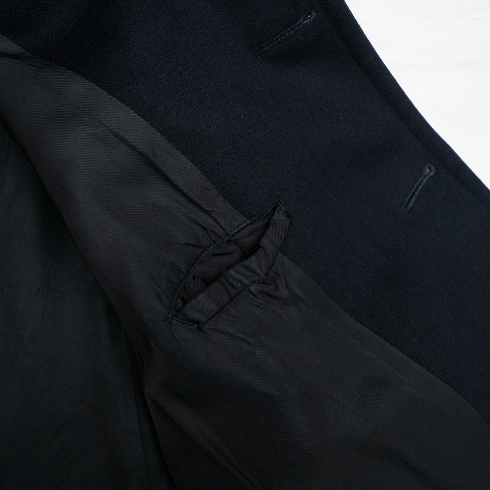 Vtg 60s 1962 Authentic US Navy Clothing Depot Wool Pea Coat 38R Military Stencil - Picture 6 of 13